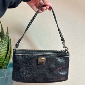 Black Dooney & bourke mini leather purse